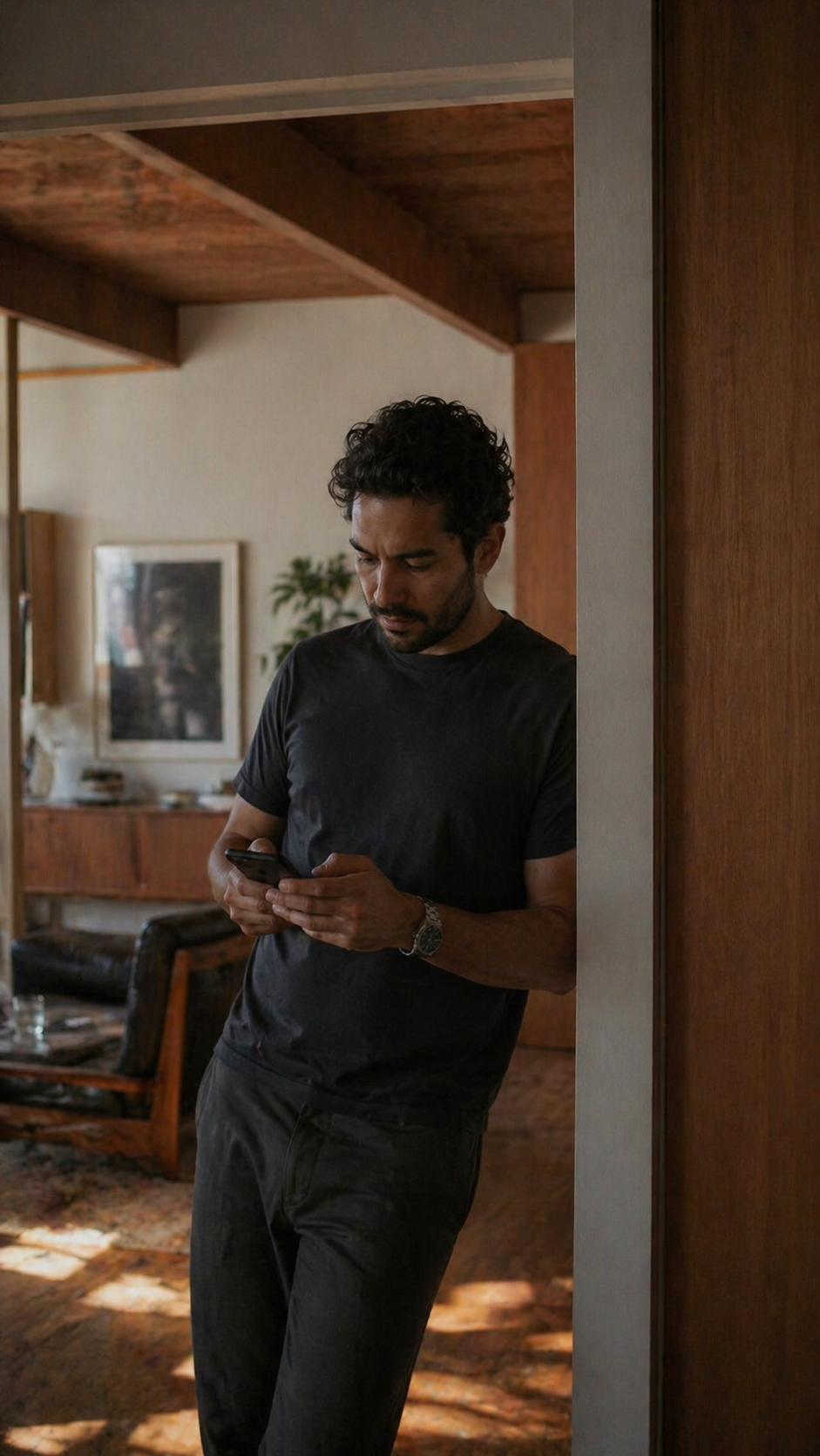 A man on his phone, waiting on a brand that isn’t answering
